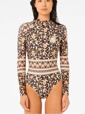 Rip Curl Dreamers Long Sleeve Surf Suit One Piece - Size Small